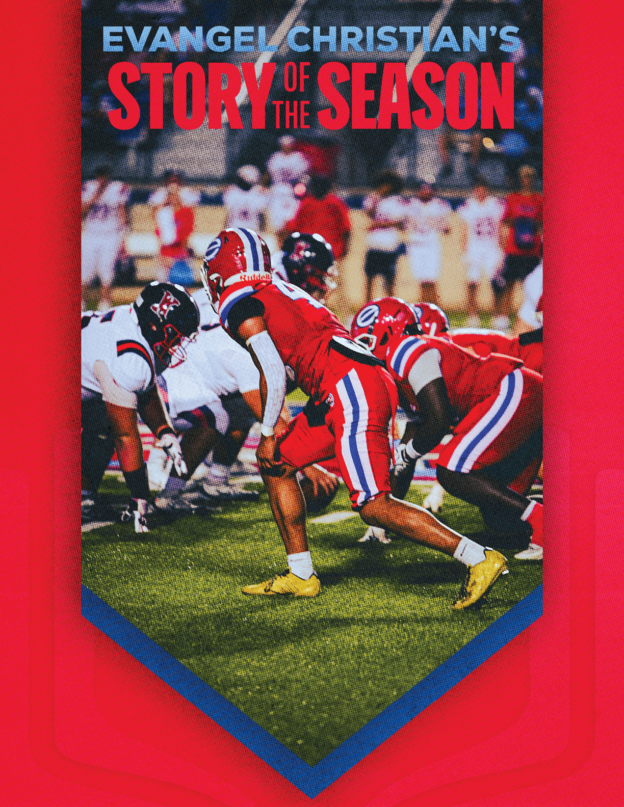 A group of football players huddled together. Description generated by AI