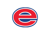 A blue and red logo of a cat with its mouth open. Description generated by AI