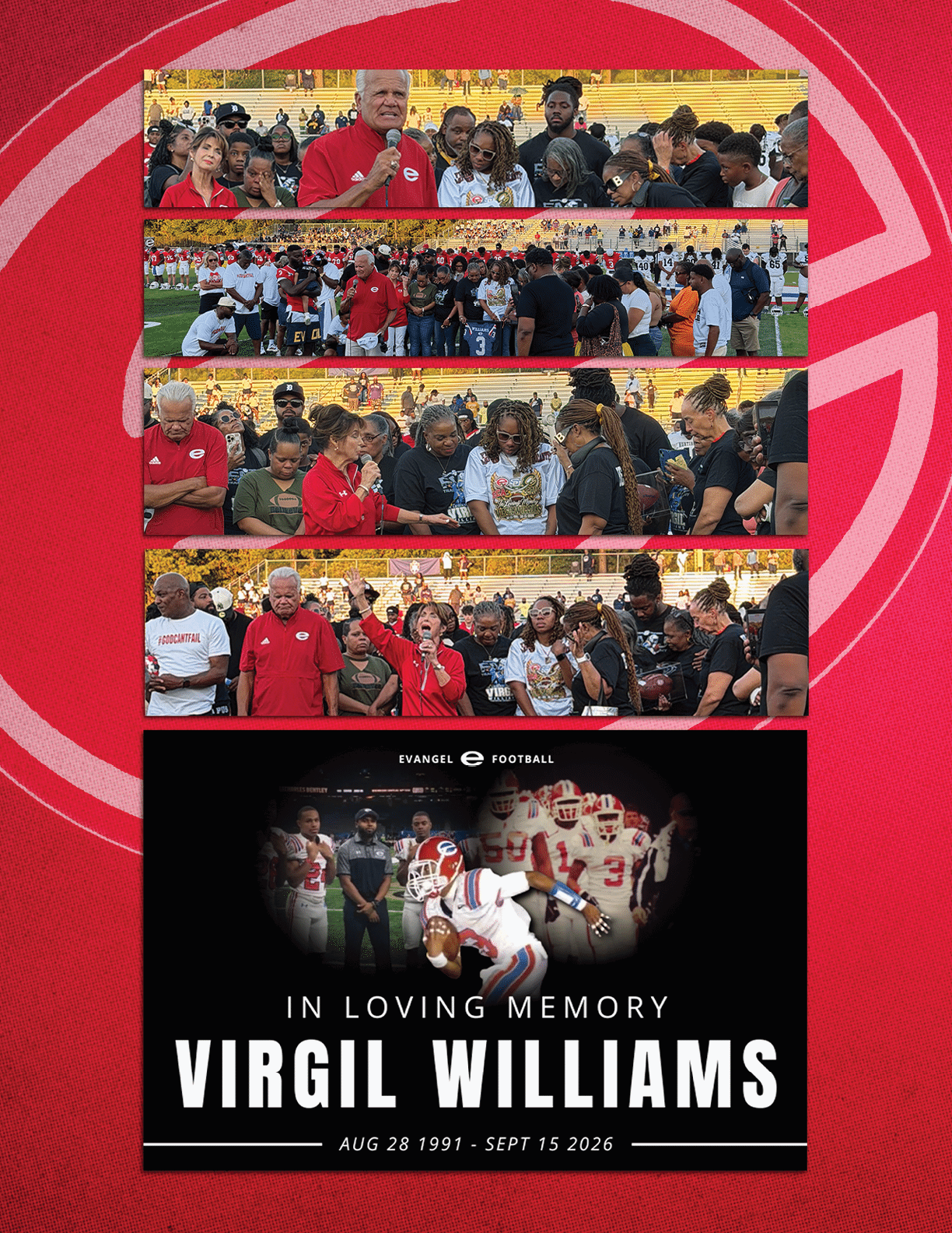 A poster for Mountain Vista's Players of the Game. Description generated by AI