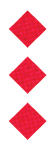 A black and white image of a circle with a red dot in the middle. Description generated by AI