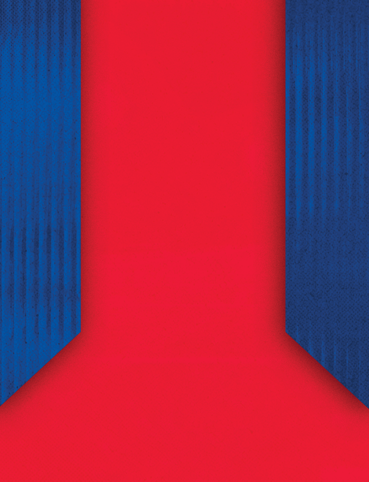 Three red and blue stripes. Description generated by AI
