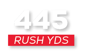 RUSH YDS,44