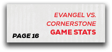 page 16,evangel vs. cornerstone Game Stat