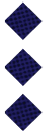 A black and white image of a circle with a red dot in the middle. Description generated by AI