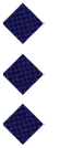 A black and white image of a circle with a red dot in the middle. Description generated by AI