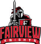 A logo for the Fairview Knights sports team. AI generated content