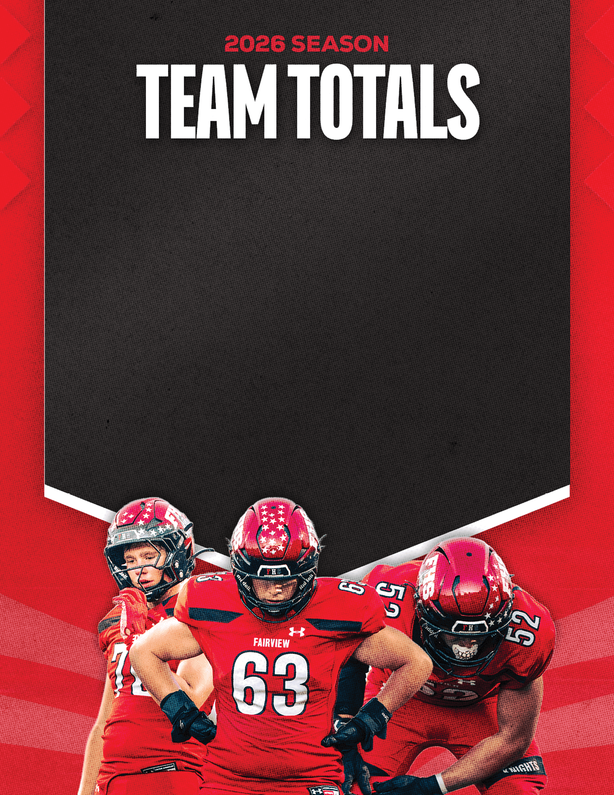 A group of football players standing on a field. Description generated by AI