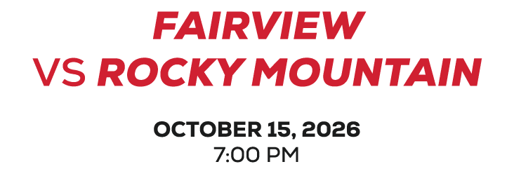 fairview vs rocky mountain october 15, 2026 7:00 pm