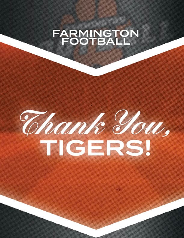 A green and gold sign that says Thank You Golden Eagles. Description generated by AI