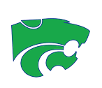 A green and gold eagle with the letters M and M on its chest. Description generated by AI