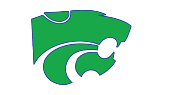 A blue and white bull head. Description generated by AI