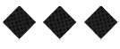 A black and white image of a circle with a line through it. Description generated by AI