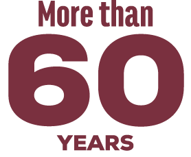 More than 60 YEARS