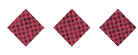 A black and white image of a circle with a red dot in the middle. Description generated by AI