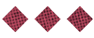 A black and white image of a circle with a red dot in the middle. Description generated by AI