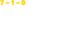 7 – 1 – 0 Mike Mongin Jim Rose Jeff Marshall Tom Whelly