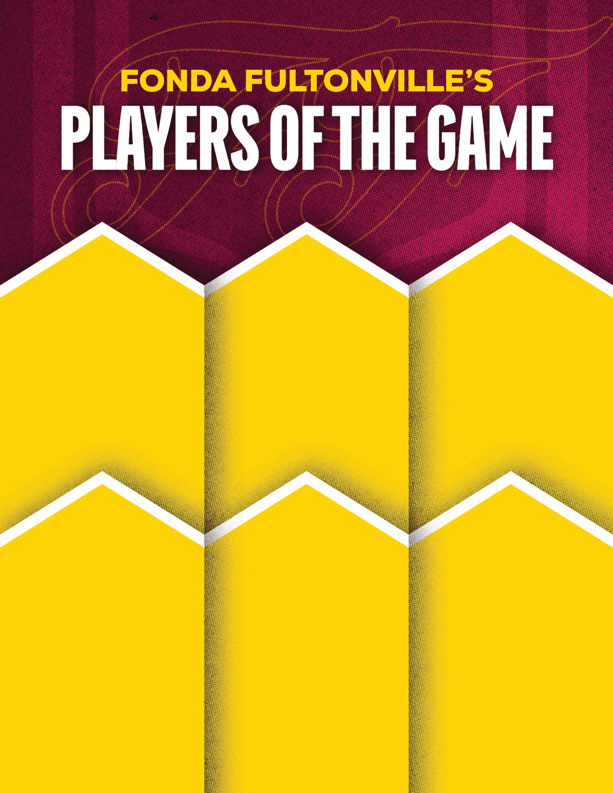 A red and blue poster with a white border. Description generated by AI