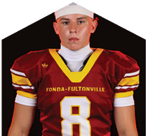 A young man wearing a white jersey with the number 10 on it. Description generated by AI