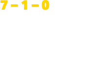 7 – 1 – 0 Mike Mongin Bob Greenbury Alan Adams