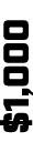 $1,000