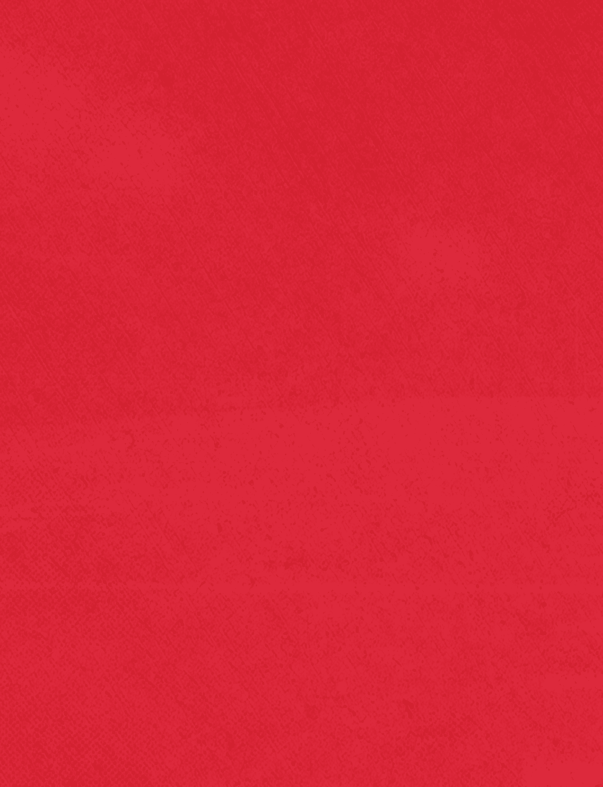 Red background with white writing. Description generated by AI