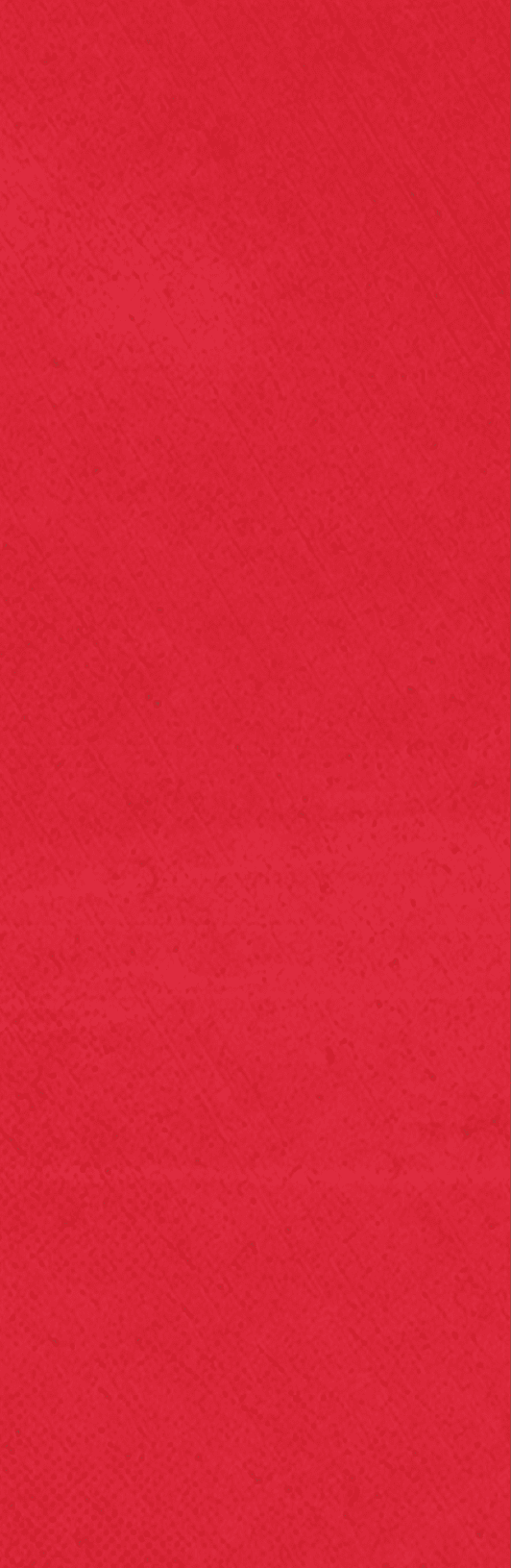 A red background with a white stripe. Description generated by AI