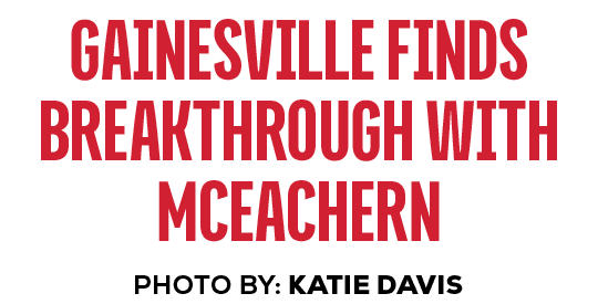 photo by: katie DAVIS,Gainesville Finds Breakthrough with mceacher