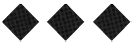 A black and white image of a circle with a line through it. Description generated by AI