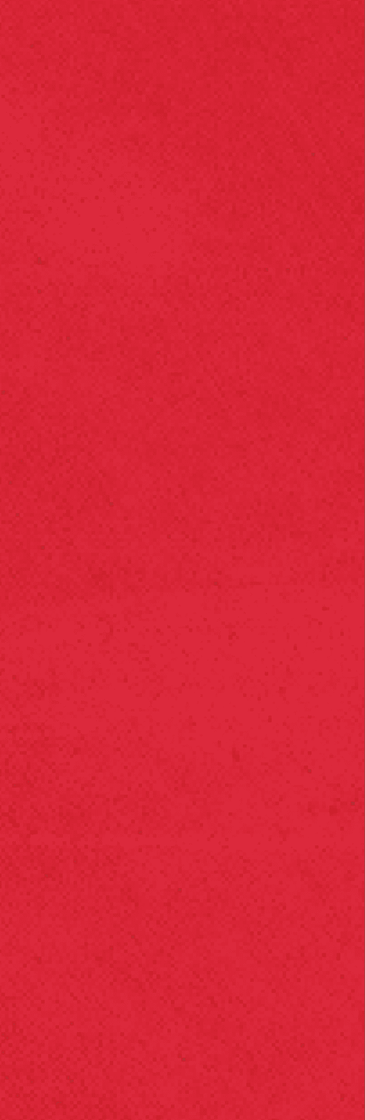 A red background with a white stripe. Description generated by AI
