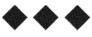 A black and white image of a circle with a line through it. Description generated by AI