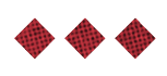 A black and white image of a circle with a red dot in the middle. Description generated by AI