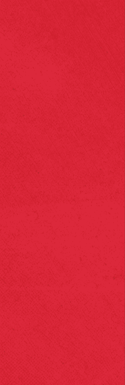 A red background with a white stripe. Description generated by AI