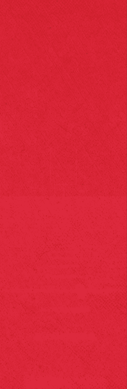 A red background with a white stripe. Description generated by AI