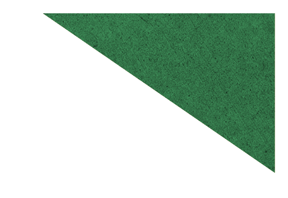 A green background with a white mark on it. AI generated content