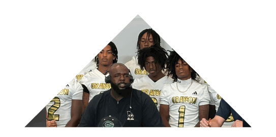 A football player wearing a black jersey with the number 16 on it is holding a football. AI generated content