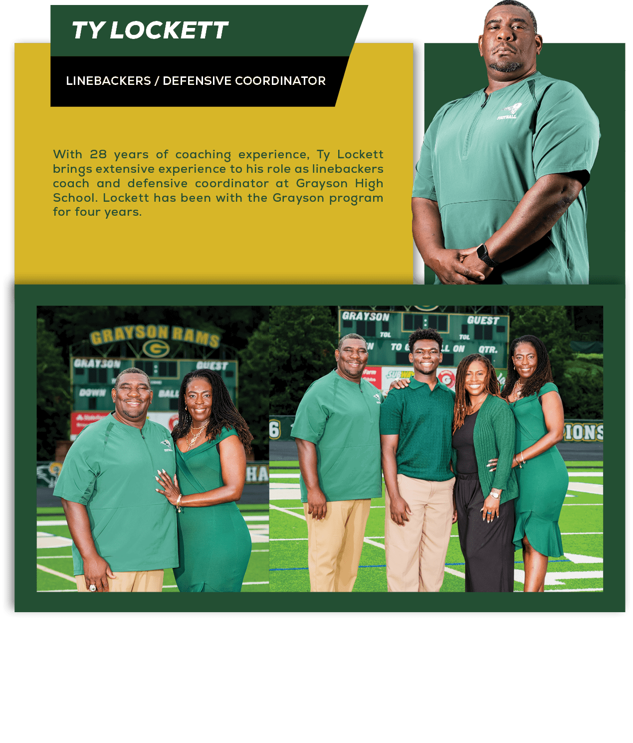 A native of Dixon’s Mills, Ala., Lockett graduated from Marengo High School before continuing his playing career at A...