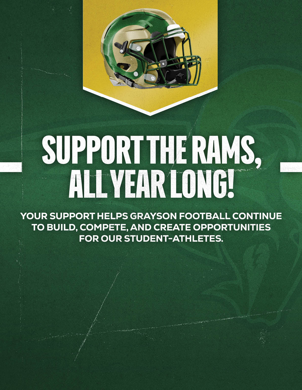 A green and gold logo for the team. Description generated by AI