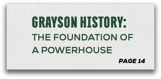 page 14,GRAYSON HISTORY: THE FOUNDATION OF A POWERHOUS