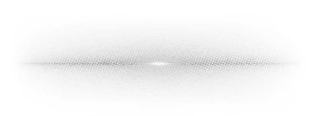 A horizontal gradient of small black dots fades from dense in the center to sparse at the edges on a white background. Description generated by AI