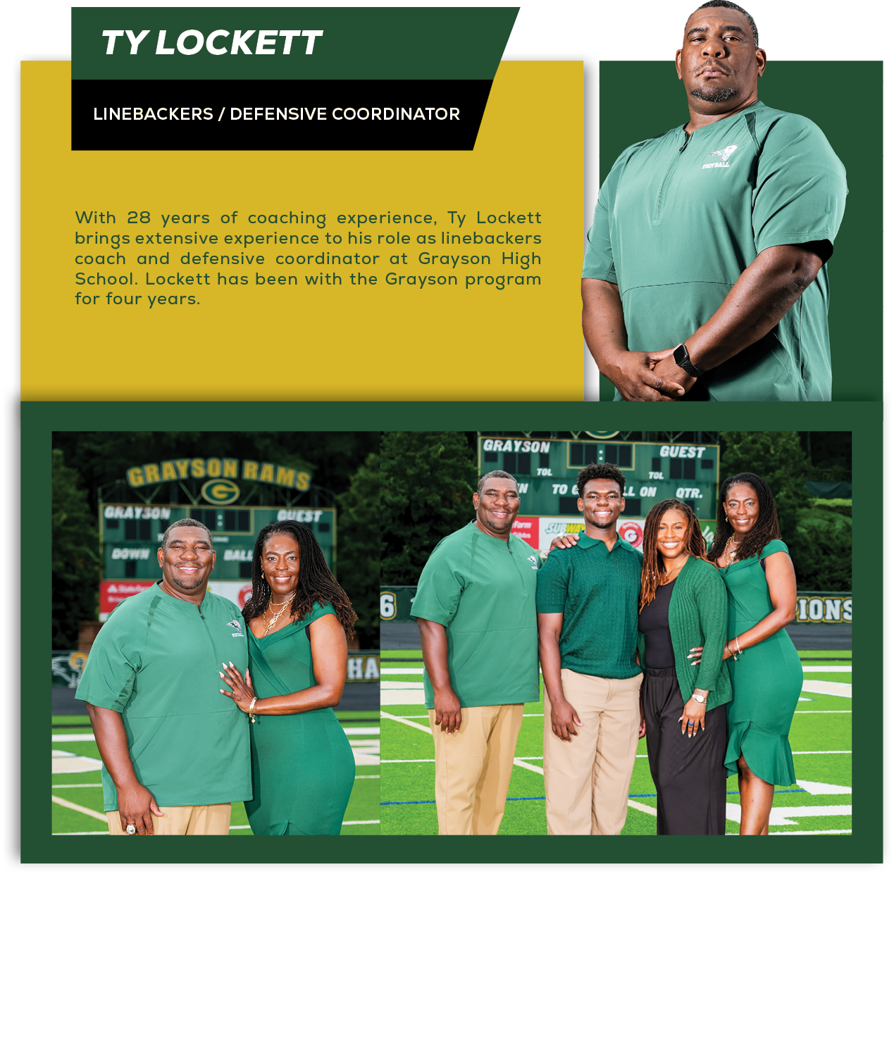 A native of Dixon’s Mills, Ala., Lockett graduated from Marengo High School before continuing his playing career at A...