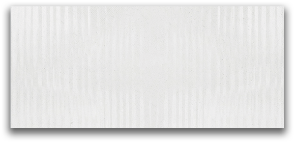 A white wall with a pattern of vertical lines. Description generated by AI