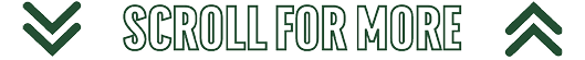 Two sets of green double arrows pointing inward flank the text “SCROLL FOR MORE" in bold, outlined capital letters. Description generated by AI