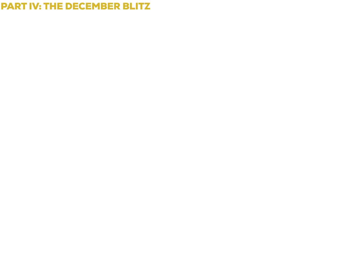 PART IV: THE DECEMBER BLITZ When the GHSA Class 7A state playoffs commenced in late November, the Rams didn’t just wi...