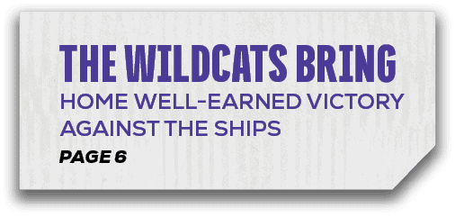 page 6,the wildcats bring home well earned victory against the ship