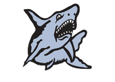 A shark with a mouth open. Description generated by AI