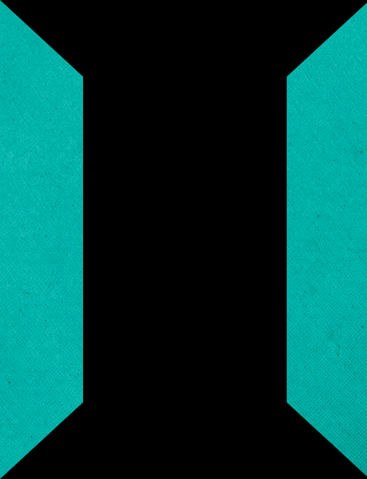 A blue and black striped design with a blue square on the left and a black square on the right. Description generated by AI