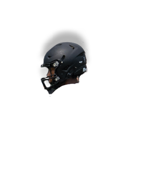 A black helmet is on a white background. Description generated by AI