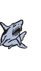 A shark with a mouth open. Description generated by AI