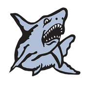 A shark with a wide open mouth. Description generated by AI