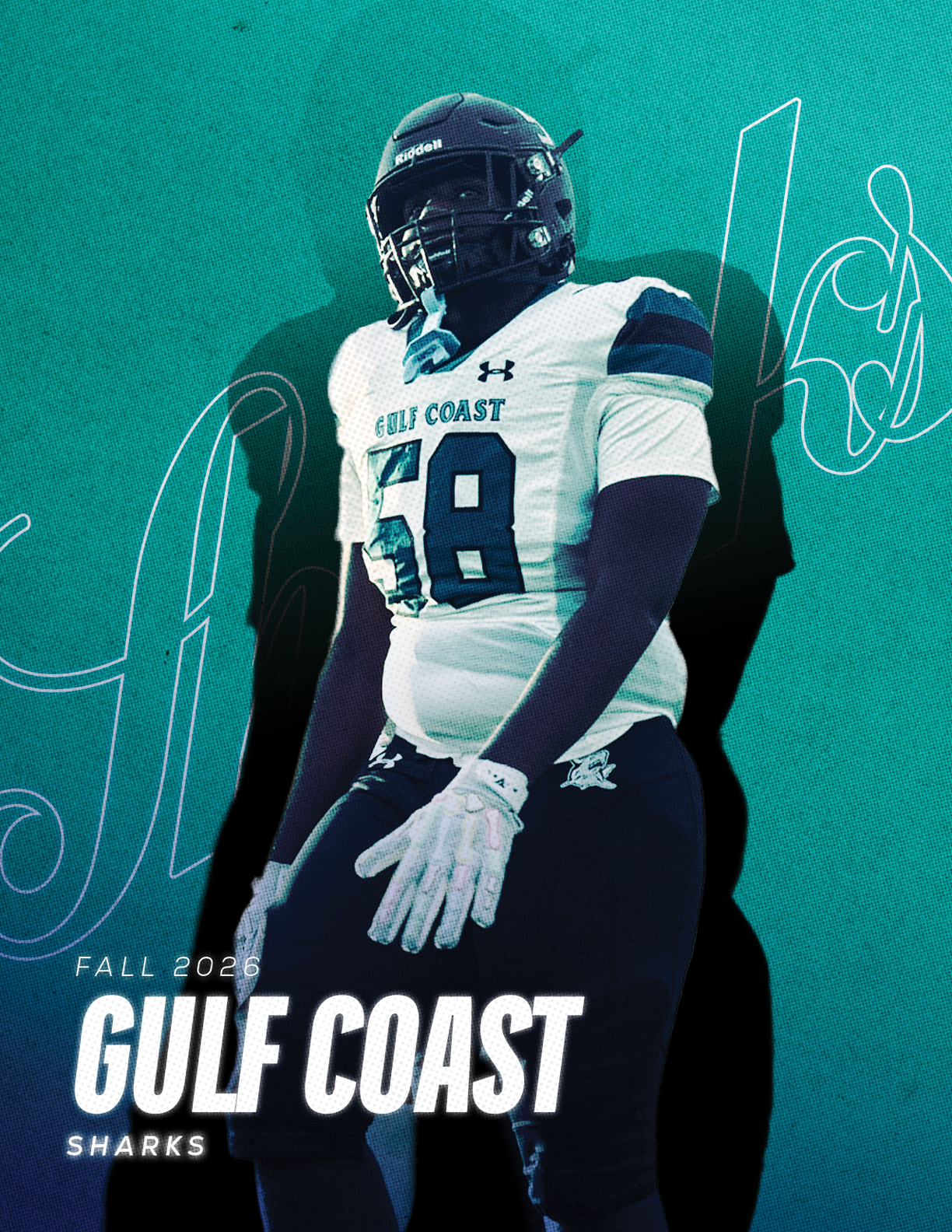 A football player wearing a white jersey with the number 38 on it. Description generated by AI